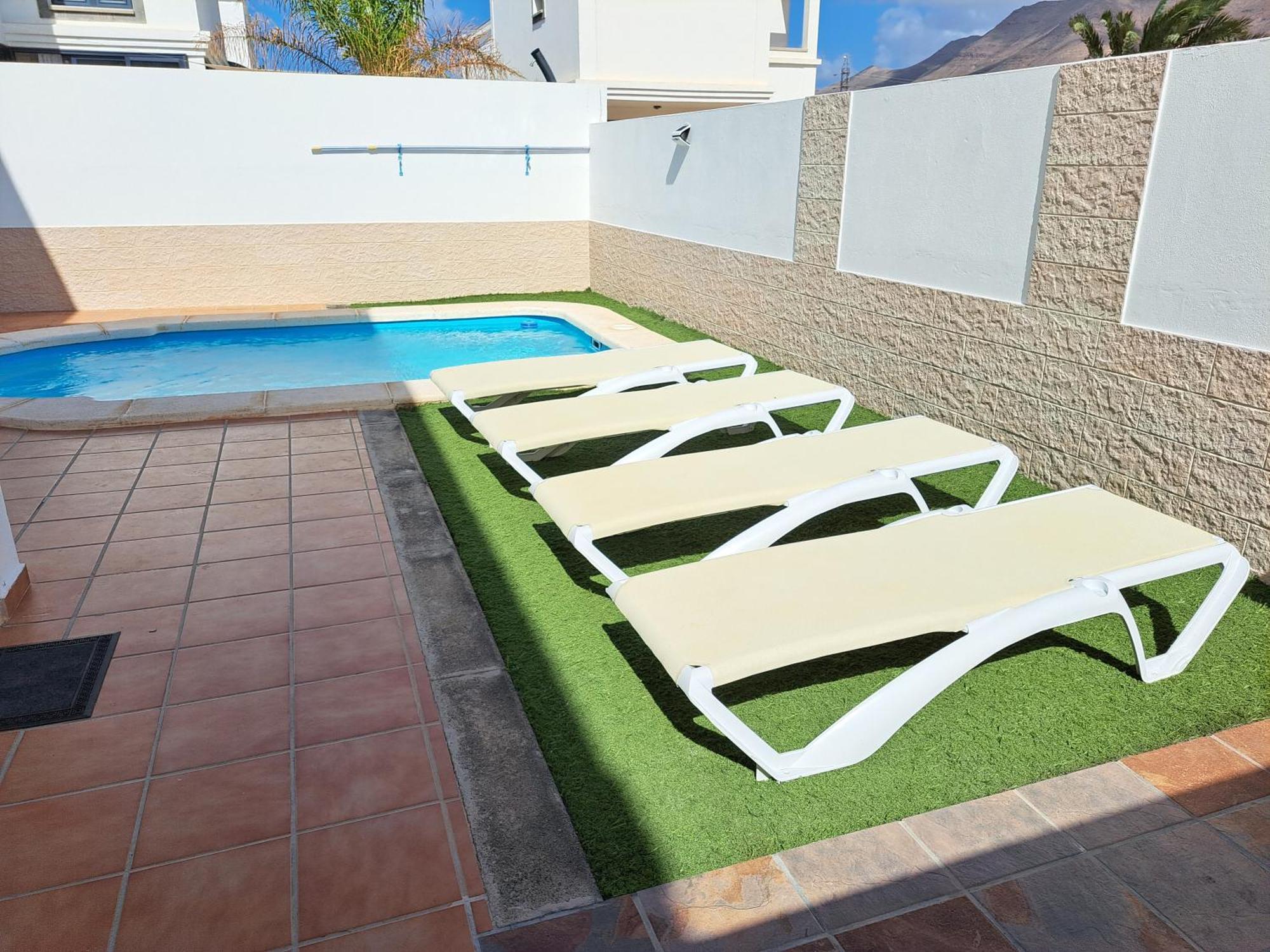 Villa Linda Con Piscina Privada Playa Blanca  Extérieur photo