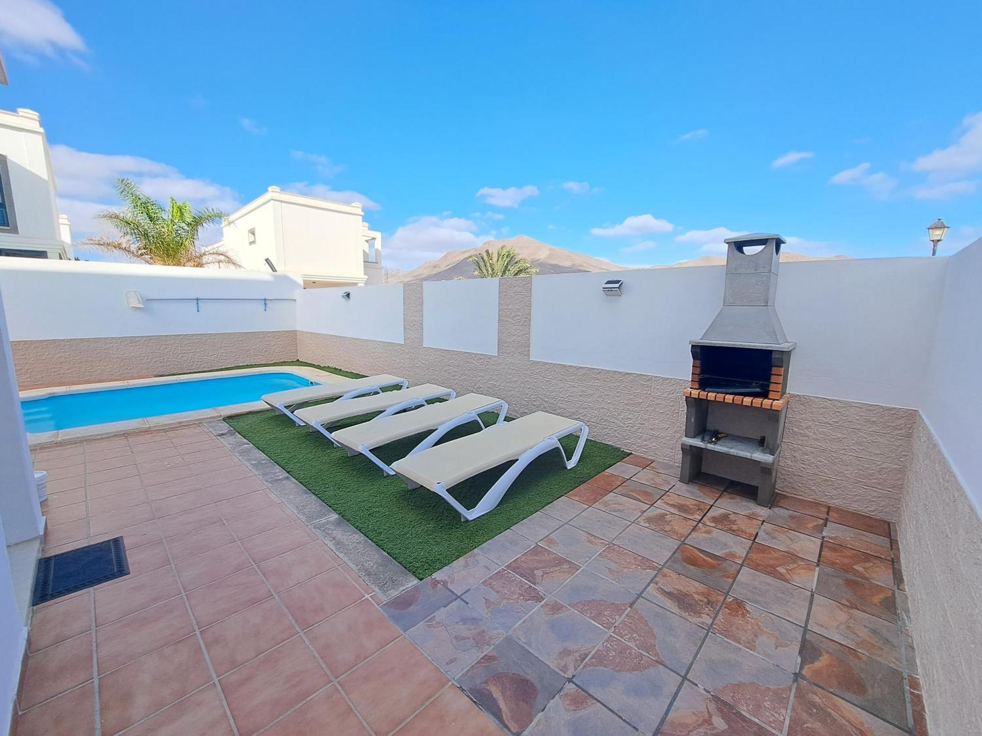 Villa Linda Con Piscina Privada Playa Blanca  Extérieur photo